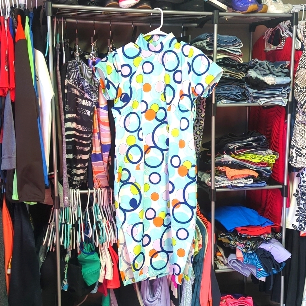 Vintage vivid dress.